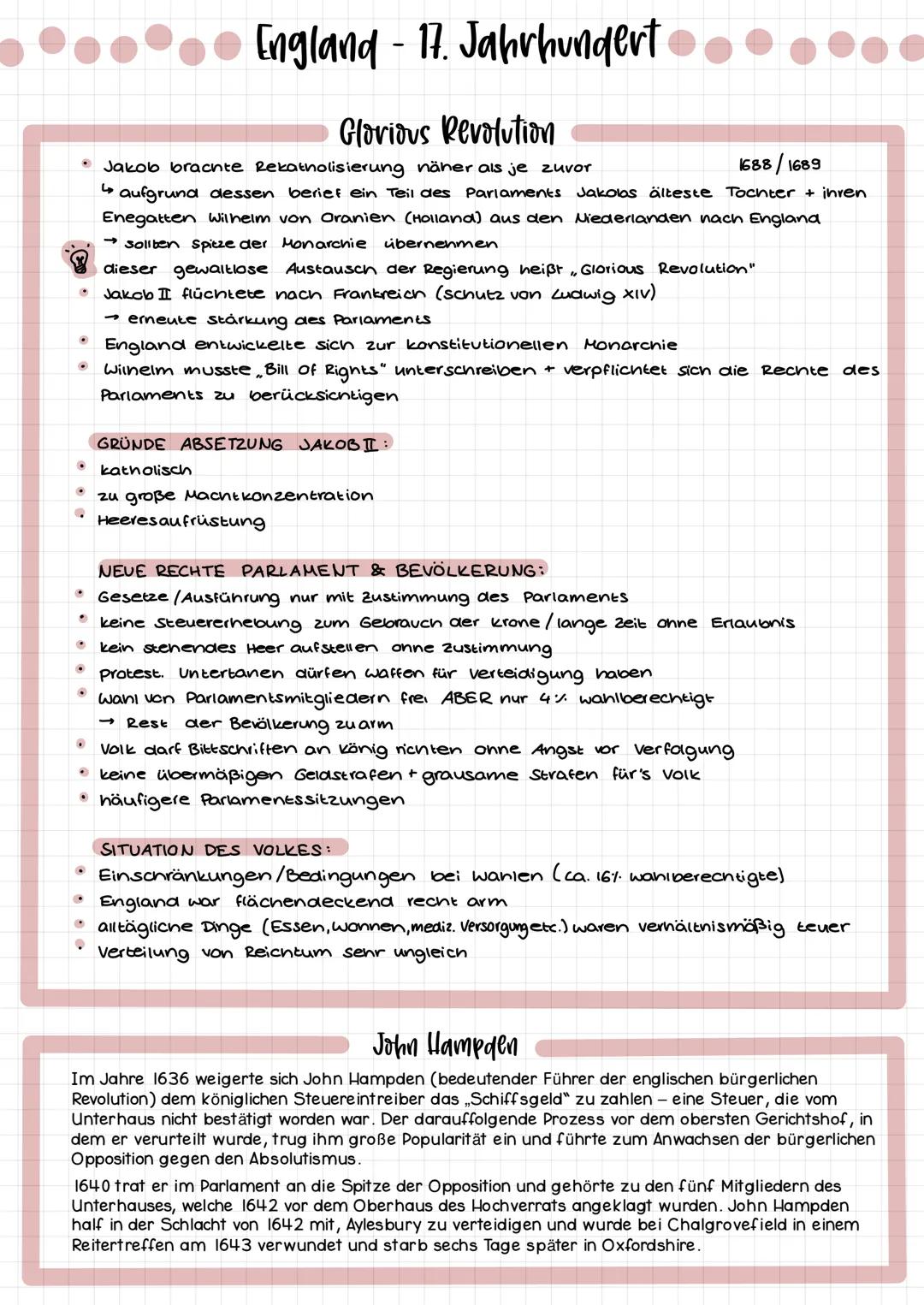 1628
1637
1640
1641
1642
1643
1645
1648
1649
1649
1652
1650
1651
1652
1654
• Petition of Right karl I erkennt Grundrechte des freien Engländ