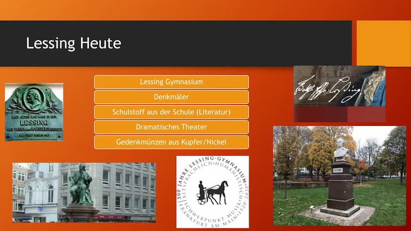 2.Biographie
Wie ihr wisst lautet sein Name Gotthold Ephraim Lessing, er wurde am 22 Januar 1729 in Kamenz
geboren. Er war ein bedeutender D