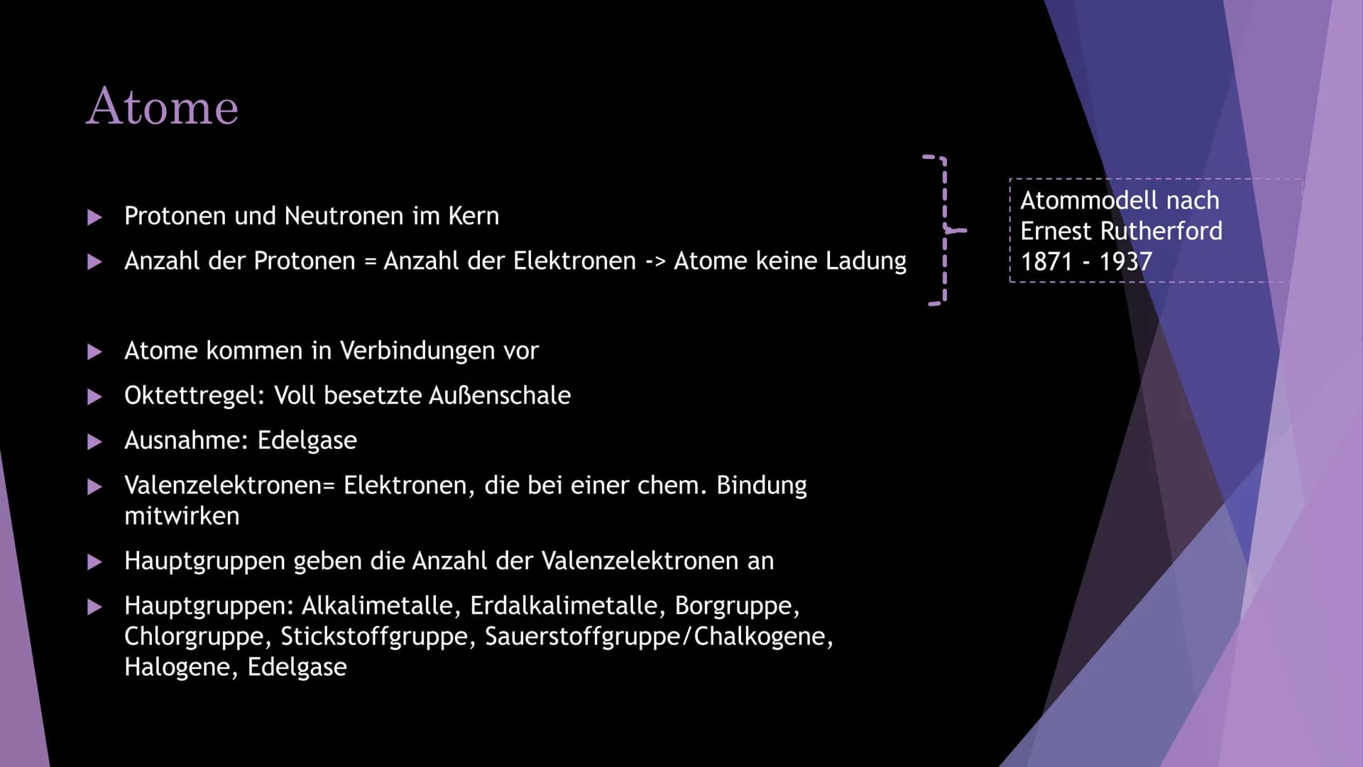 Grundlagen der
Chemie
Atome, Elemente, Verbindungen, Reinstoffe, Gemische,
Trennverfahren und Chemische Reaktionen John Dalton Modell
1766-1