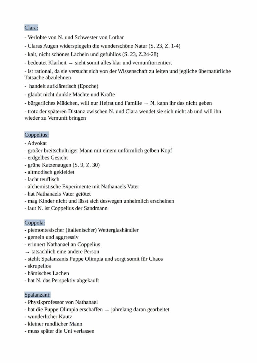 Deutsch Abiturzusammenfassung 2024
Q1 Der Sandmann- E.T.A Hoffmann :
•
1816 veröffentlicht
•
Autor: Ernst Theodor Hoffmann
•
•
Erzählung
Gen