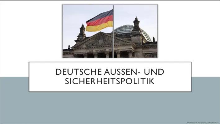 Know Deutsche Außen- und Sicherheitspolitik thumbnail