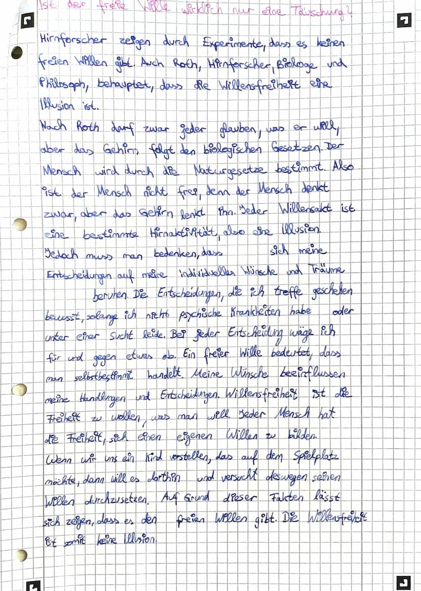 Ethik Q1.1 Lernblätter
Menschenbilder und deren Funktion
→ Menschenbilder sind wichtig für das menschliche Dasein/Existenz
➤ Sie dienen zur 