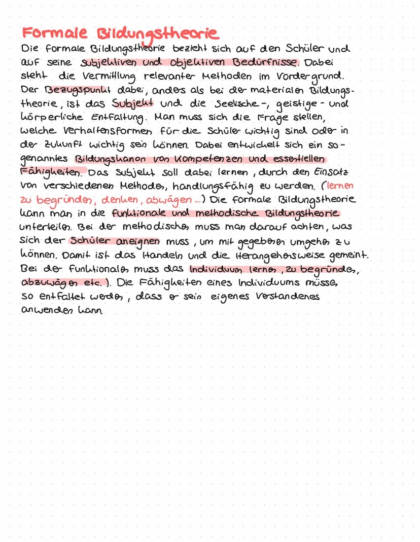 Bezugspunkt ist
(Objekt
bezogen
bildungs-
theoretischer
Objektivismus
↓
Materiale Bildungstheorien
Bezug auf das Objekt (Lemen)
Gebildet ist