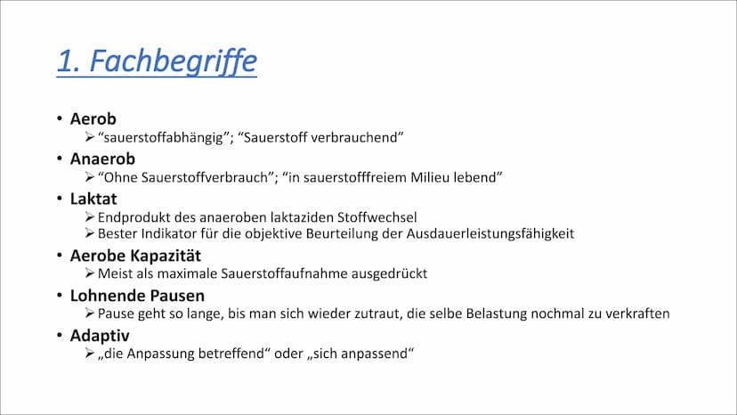 Inhaltsverzeichnis
ܝܕ ܚܕ ܚ
1.
2.
Fachbegriffe
Was ist Ausdauer?
3. Geistig-körperliche-
Ermüdungswiderstandsfähigkeit
4. Arten von Ausdauer
