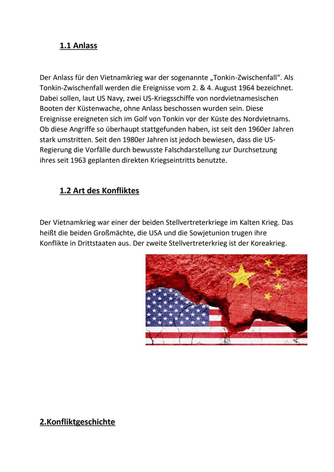 Konfliktfeldanalyse
Vietnamkrieg
VIETNAM
Hà Nội
HO CHI MINH CH
Cin Tha
Đà Nẵng
Buôn Ma Thuột
Bien Hoa
Grundkurs GRW 11 Gliederung
1. Konflik