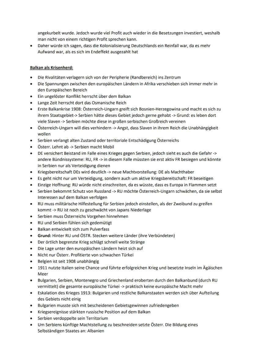 Veränderung der dt. Politik von Bismarck zu Wilhelm 2:
● Bismarck zufrieden mit dem Kaiserreich -> versicherte anderen Ländern Frieden
● Wil