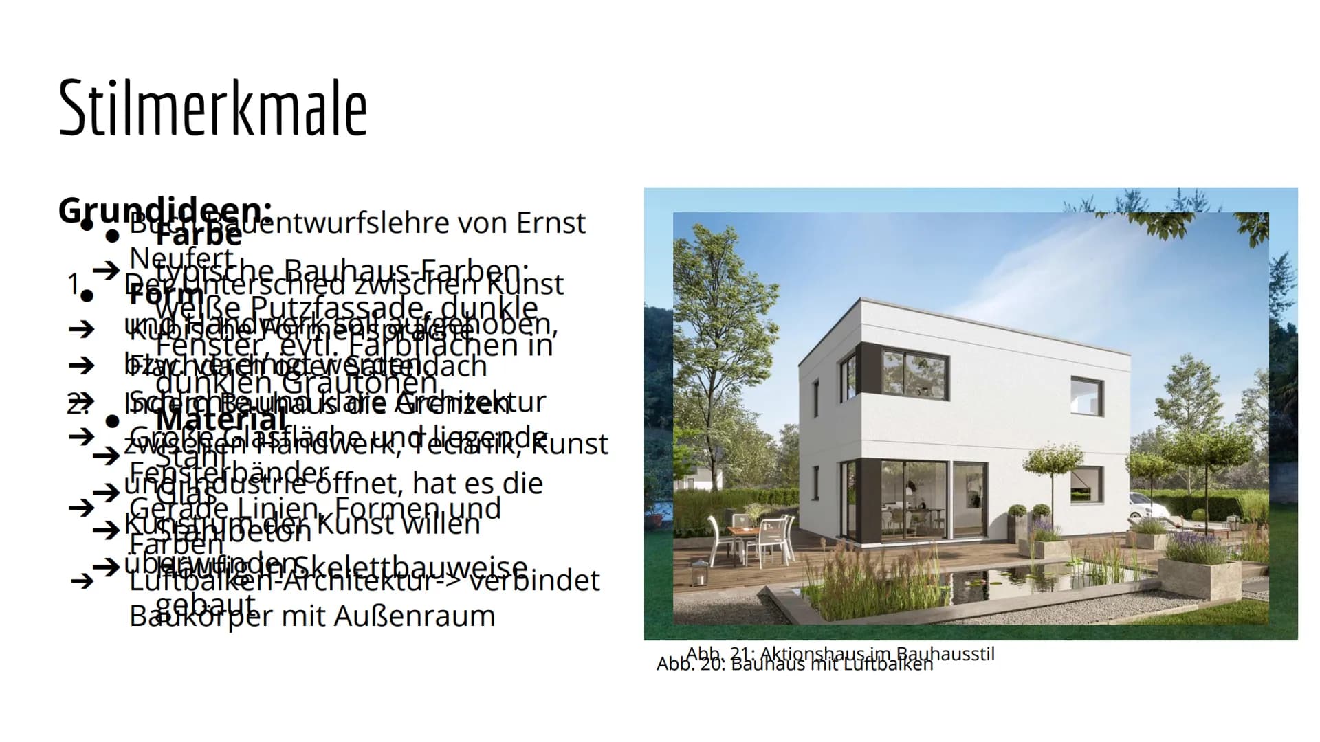 401
Abb. 27: Bauhausstil haus Das Bauhaus
Melissa und Sharon Gliederung
1. Definition und zeitliche Einordnung
2. Herkunft und Verbreitung
3