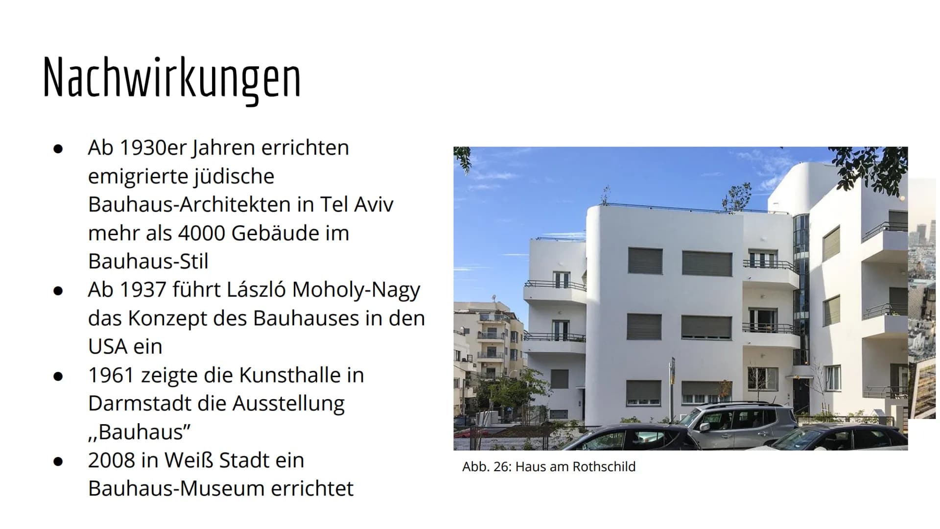 401
Abb. 27: Bauhausstil haus Das Bauhaus
Melissa und Sharon Gliederung
1. Definition und zeitliche Einordnung
2. Herkunft und Verbreitung
3