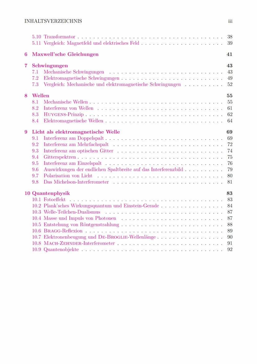 Zusammenfassung Physik LK
ABITUR 2022
Malte Graf
Diese Zusammenfassung wurde für das Abitur 2022 in Baden-Württemberg
nach dem Bildungsplan 
