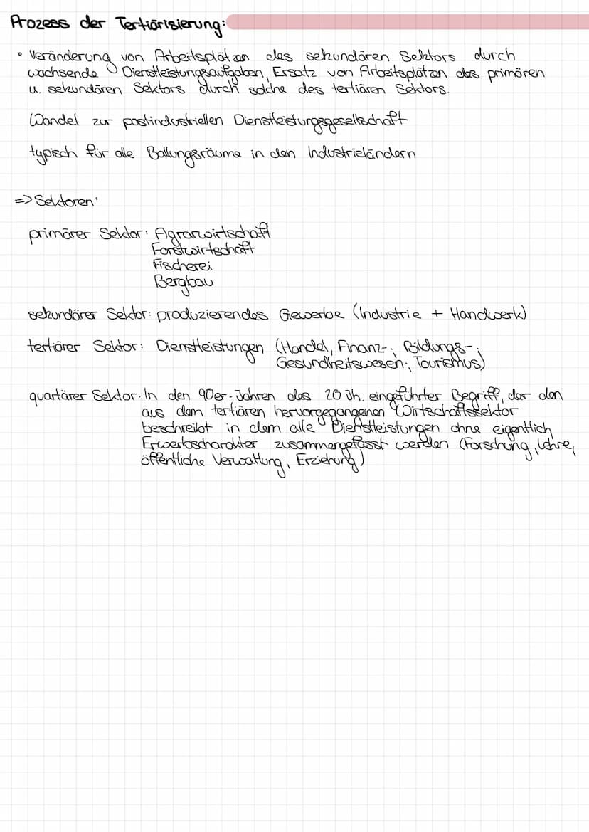 Strukturwandel
•Industrialisierung Gründe
Deindustrialisierung
Reindustrialisierung Avewege
·Prozess der Tennorisierung
•Revitalisierung (Vi