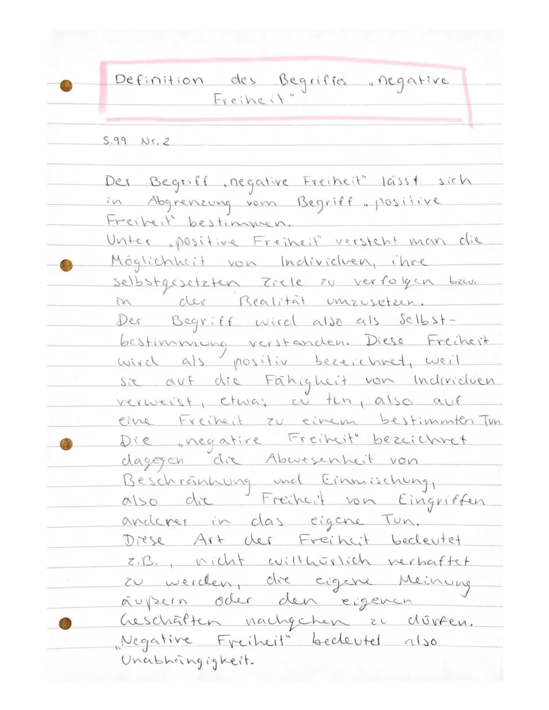 Positive und Negative Freiheit einfach erklärt: Beispiele und Definition