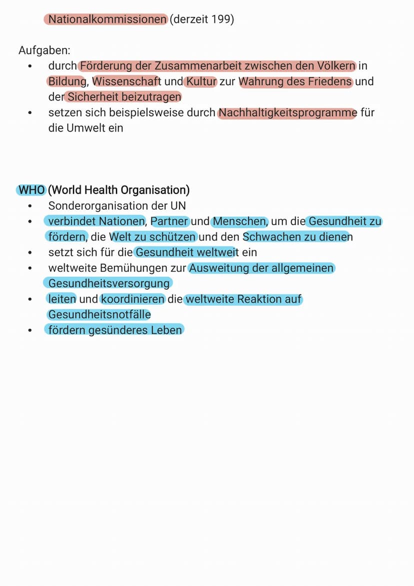 Das Sekreteriat
●
●
●
=> wichtige Rolle in der Weltpolitik
●
Die Generalversammlung
●
●
wichtigste Verwaltungsorgan der VN
5. Hauptorgan -> 