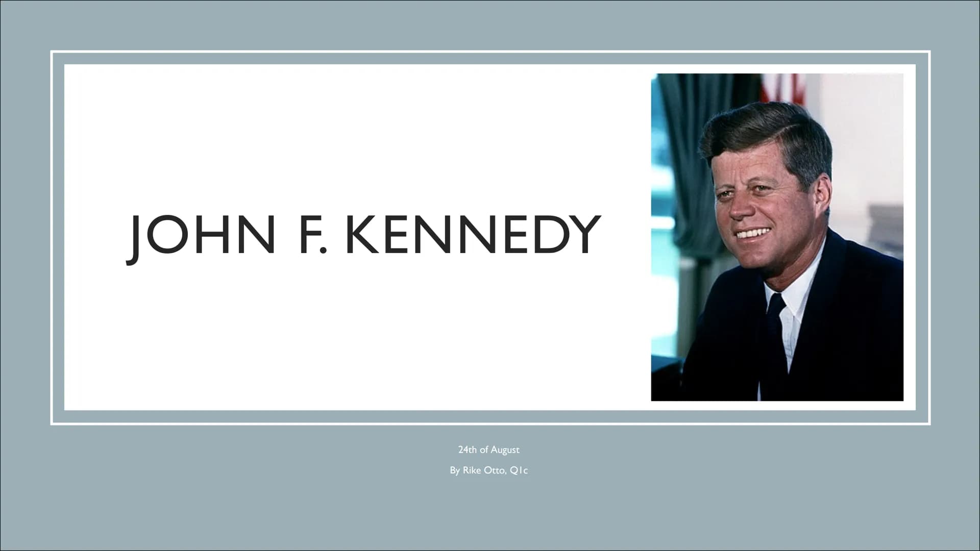 
<h2 id="biography">Biography</h2>
<p>John F. Kennedy, Jr. was born on the 29th of May, 1917. He attended Harvard University starting in 193