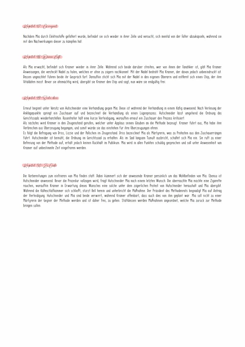 Corpus Delicti - Zusammenfassung der Kapitel
Kapitel 1- Das Vorwort
Das Vorwort stammt aus dem Buch "Gesundheit als Prinzip staatlicher Legi