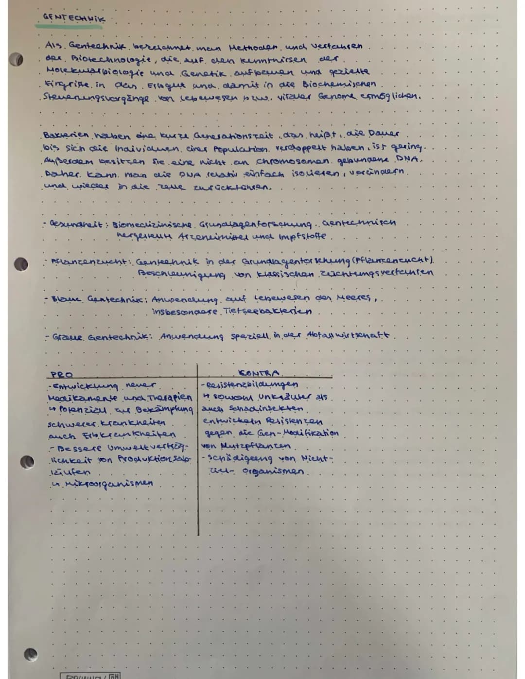 Gentechnik 