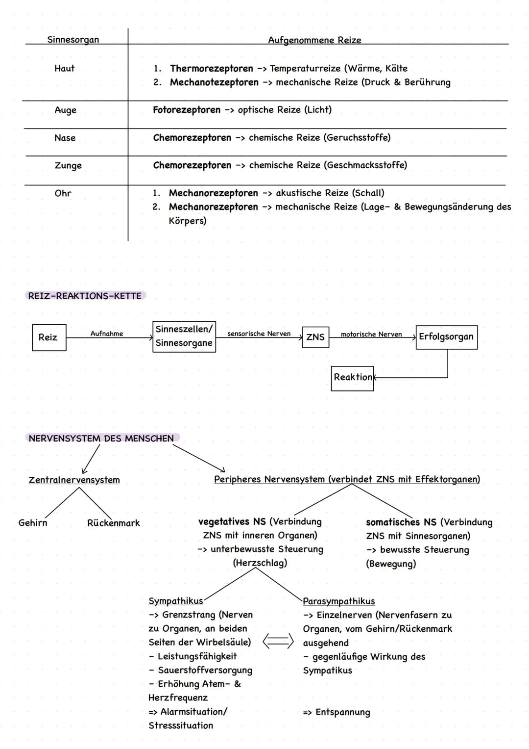 EINLEITUNG
grundlegende Begriffe
Reiz: Einwirkung auf Sinneszellen, die zu einer Veränderung des Membranruhepotentials der Sinneszelle
führe