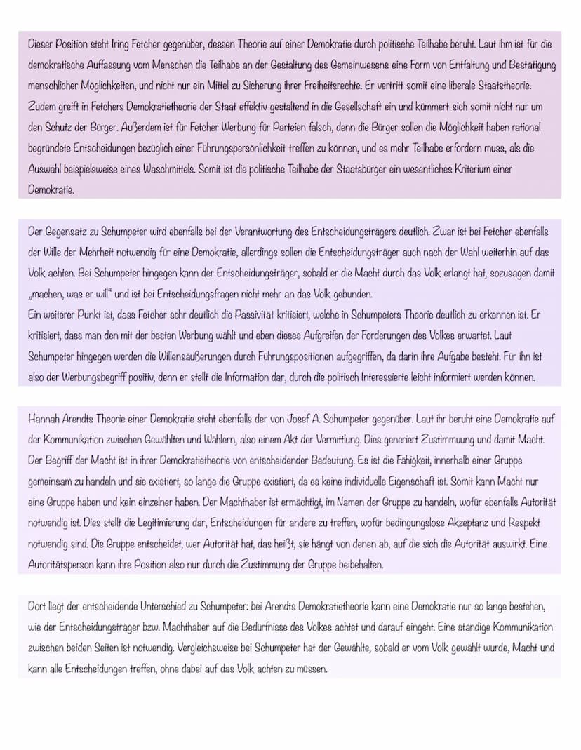 Gemeinschaft als Prinzip staatsphilosophischer Legitimation
Hannah Arendt - Revolution
Macht
- Fähigkeit innerhalb einer Gruppe gemeinsam zu