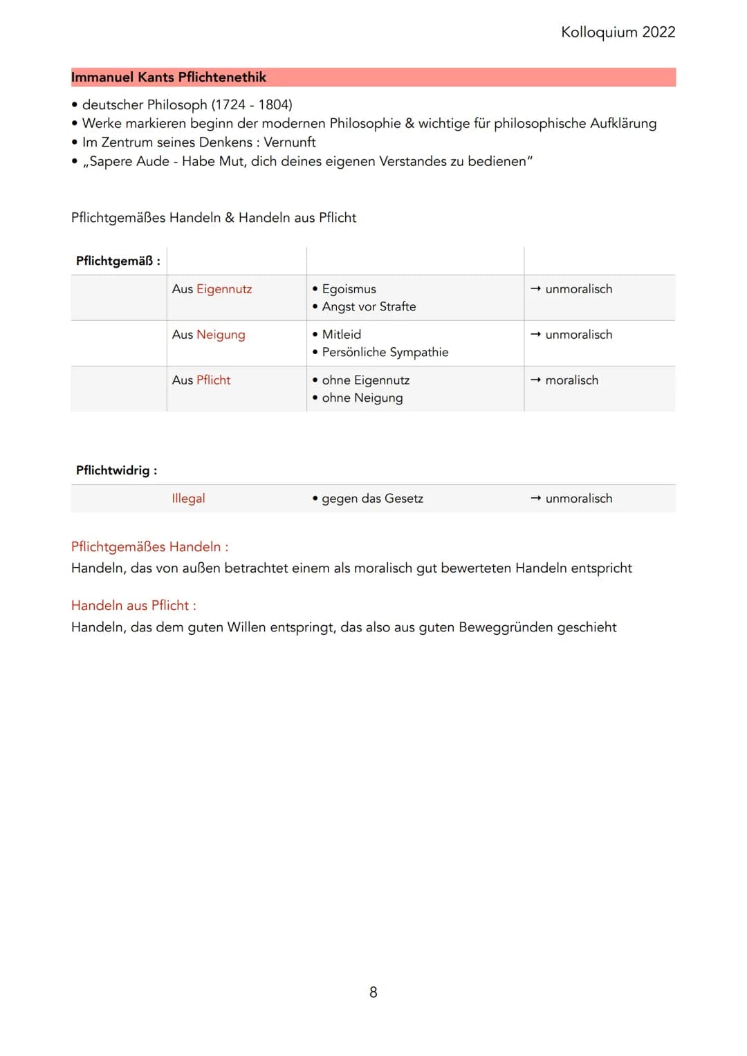 11/1 Theorie & Praxis des Handelns
1. Grundlagen & -begriffe der Ethik (S. 2 - 4)
2. Grundpositionen der philosophischen Ethik (S. 5 - 12)
3