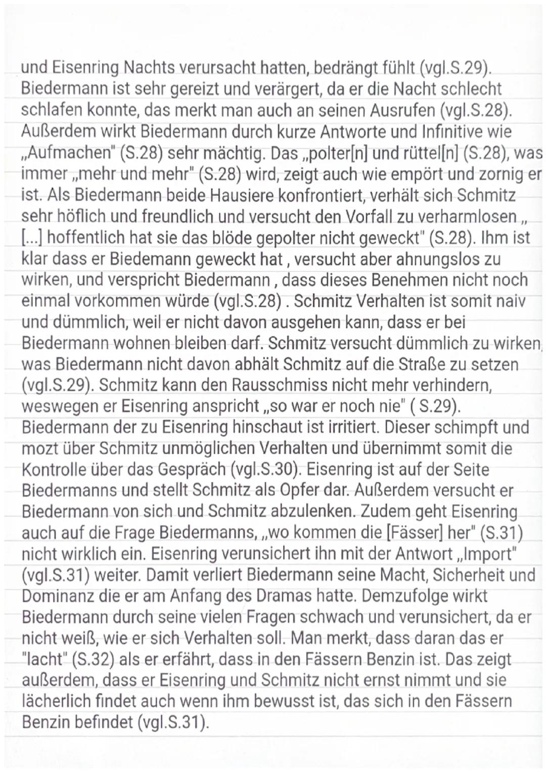 # BIEDERMANN UND DIE BRANDSTIFTER SZENE 3

Einleitung:

Das Drama, Biedermann und die Brandstifter" geschrieben von
Max Frisch und veröffent
