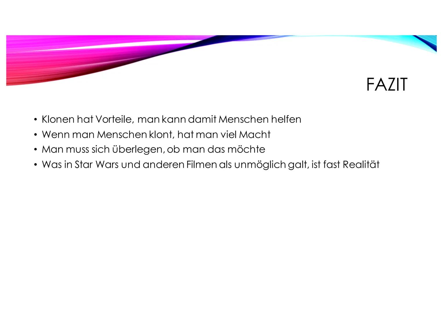 https://de.web.img3.acsta.net/medias/nmedia/18/35/66/38/18832192.jpg KLONEN- ANFÄNGE, GEGENWART
UND ZUKUNFT
Was versteht man unter klonen ?
