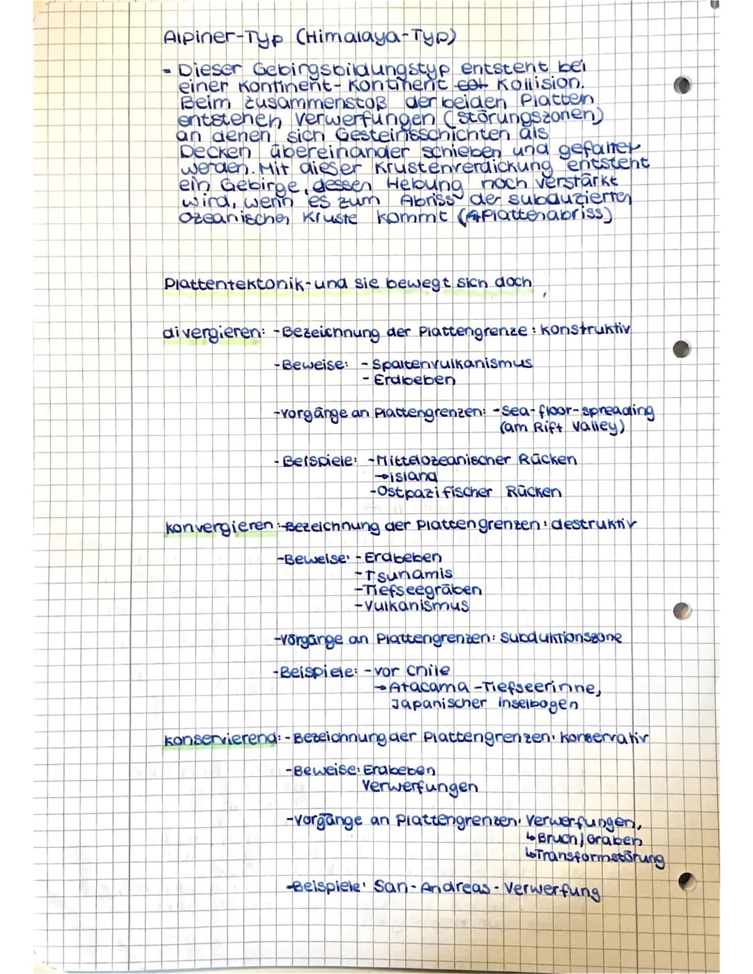 Endogene und Exogene Prozesse
Endogene Prozesse: Verânderungen die vom
inneren der Erde kommen
2. B.: Gebirgsbildung, vuikanismus, Erdbeben
