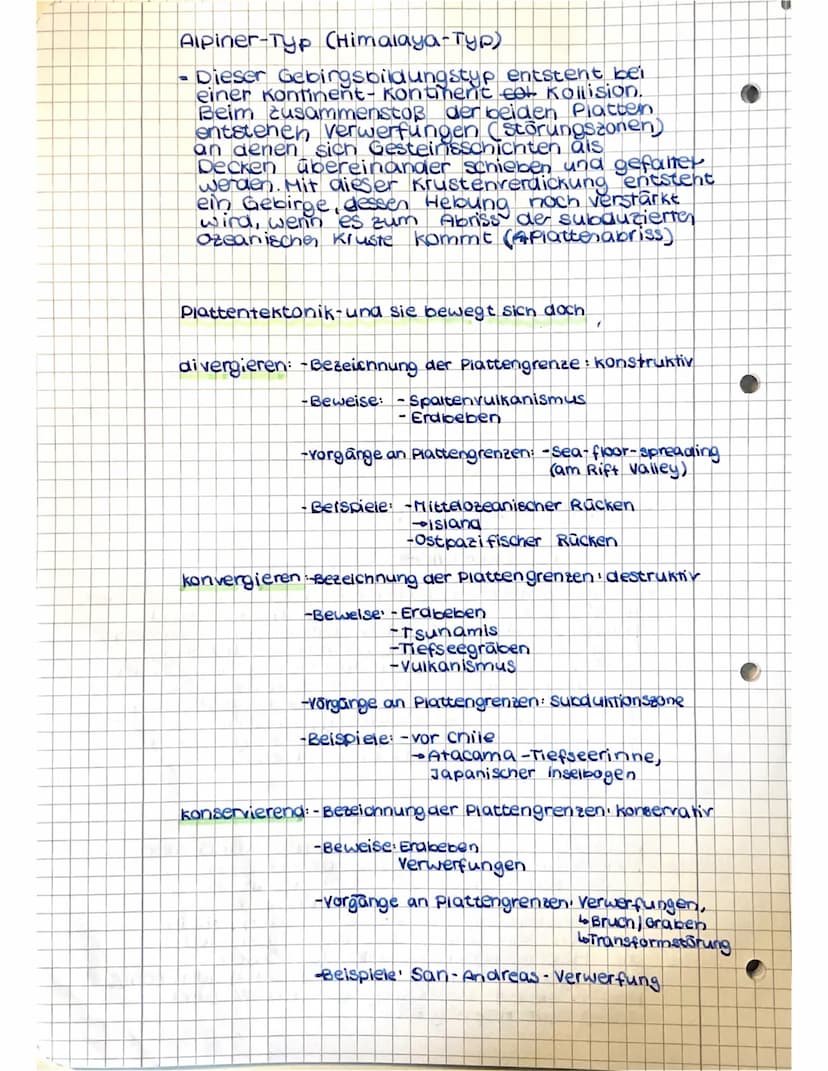 Endogene und Exogene Prozesse
Endogene Prozesse: Verânderungen die vom
inneren der Erde kommen
2. B.: Gebirgsbildung, vuikanismus, Erdbeben
