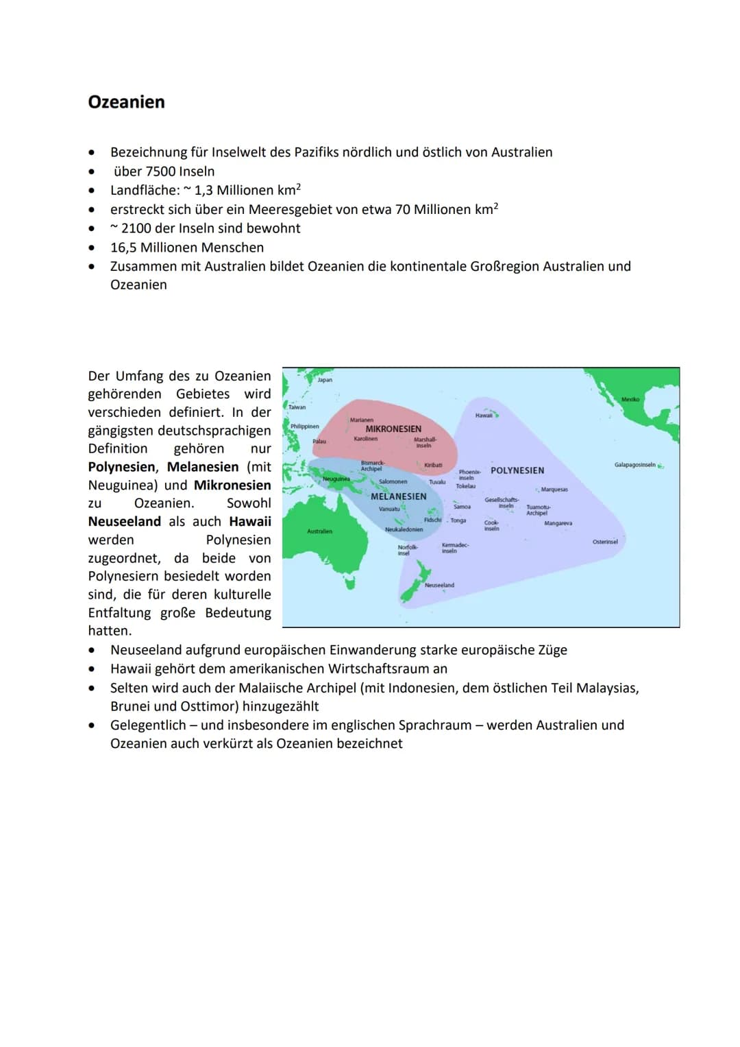 Afrikanischer Raum
Ozeanien
Afrikanischer Raum
●
Fläche: 30,2 Millionen km²
etwa 22 % der gesamten Landfläche
Bevölkerung: ca. 1,1 Milliarde