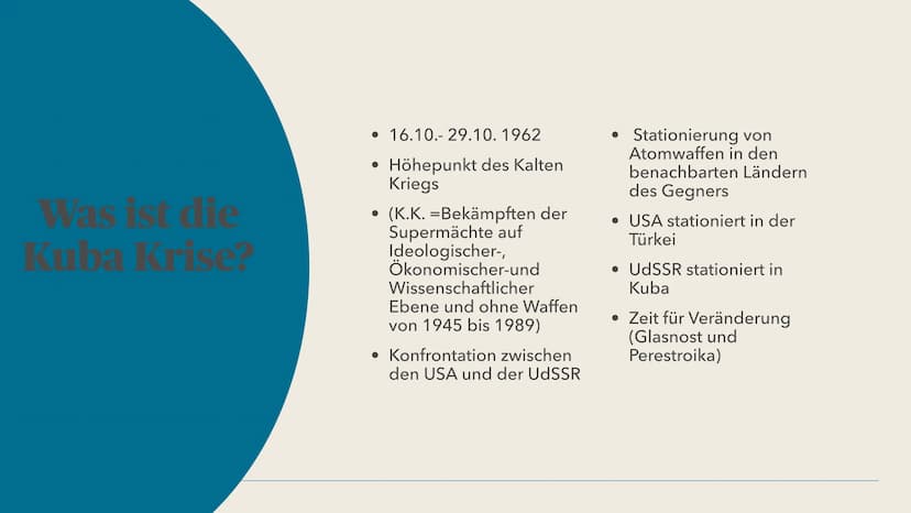 weres Aus-
cungsmaterial
Kubakrise
Vorrichtungen
5 Raketen-Monta
Anlagen
20 Treibsto
Tanks
Rakete
porter EASTWEST
HANDS OFF
CUBA
NO WAR
over