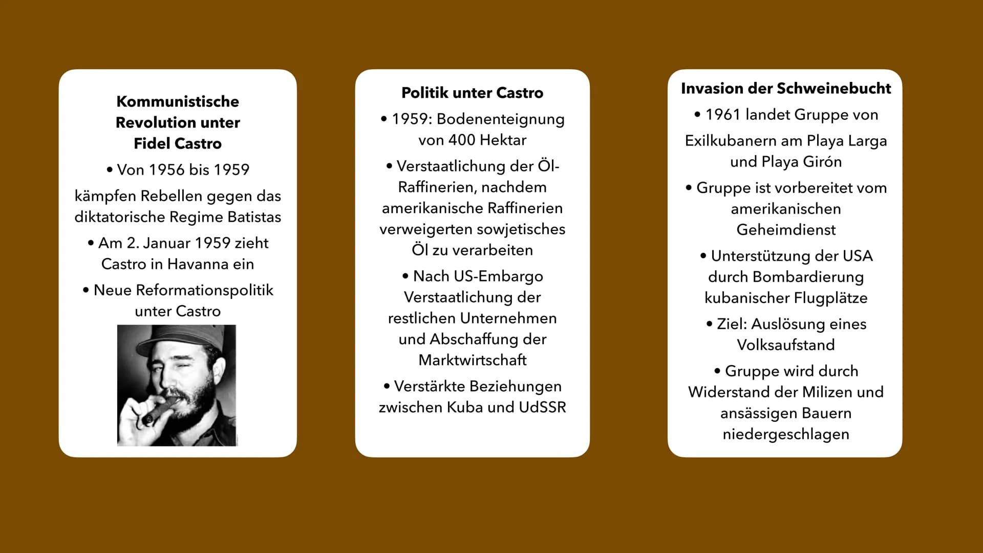 weres Aus-
cungsmaterial
Kubakrise
Vorrichtungen
5 Raketen-Monta
Anlagen
20 Treibsto
Tanks
Rakete
porter EASTWEST
HANDS OFF
CUBA
NO WAR
over