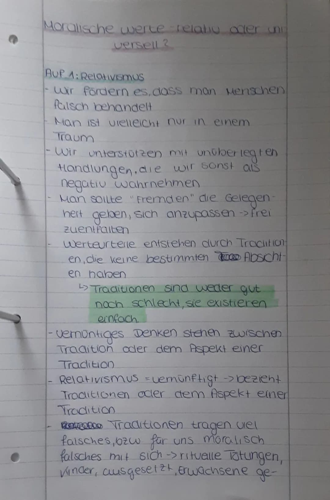 Moralische Werte einfach erklärt: Universalismus vs Relativismus
