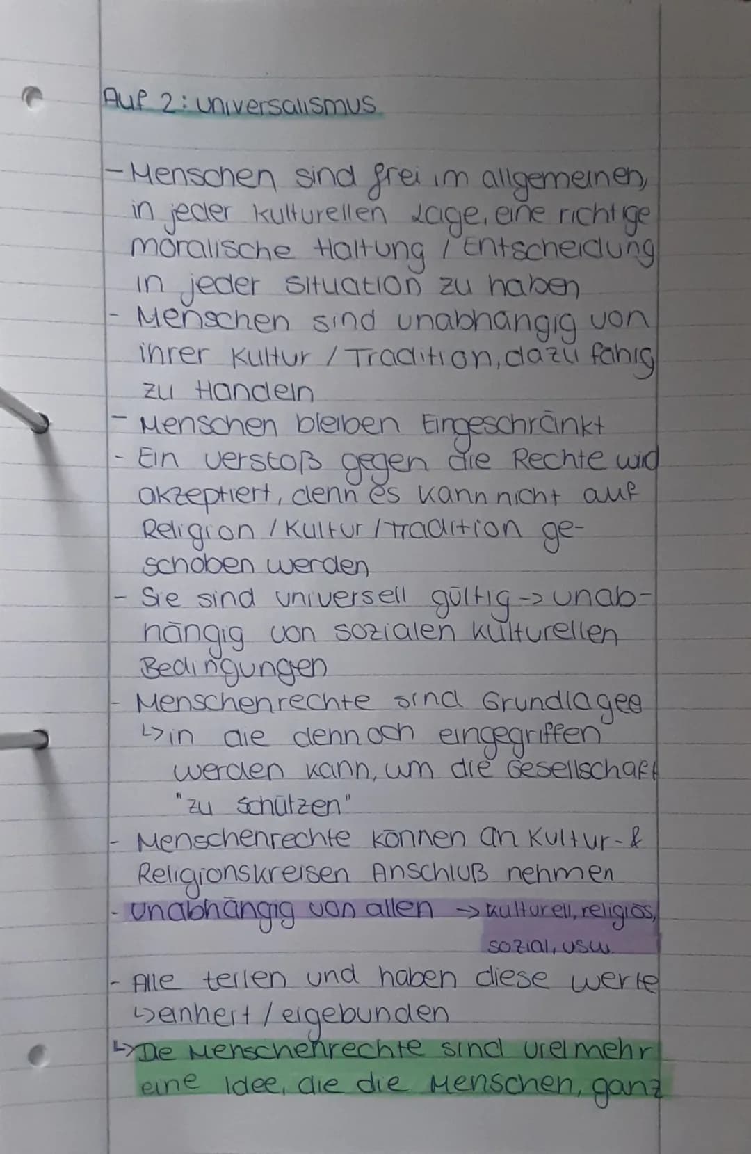 Moralische werte relativ oder uni
versell 2
Auf 1: Relativismus
Wir fordern es, dass man Menschen
falsch behandelt
Man ist vielleicht nur in