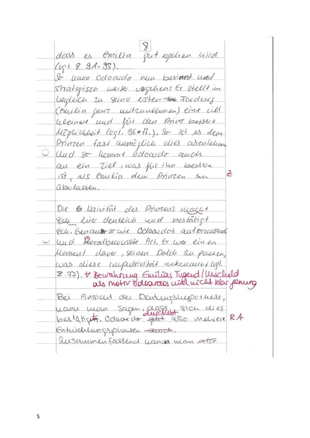 S
Gliederung-
I Einleitung
II Inhaltsangase
1. Qusammenfassung der Szene
das Drama
2. einordning in
III Anause & Interpretation.
1. Deutungs