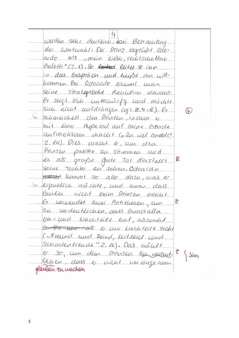 S
Gliederung-
I Einleitung
II Inhaltsangase
1. Qusammenfassung der Szene
das Drama
2. einordning in
III Anause & Interpretation.
1. Deutungs
