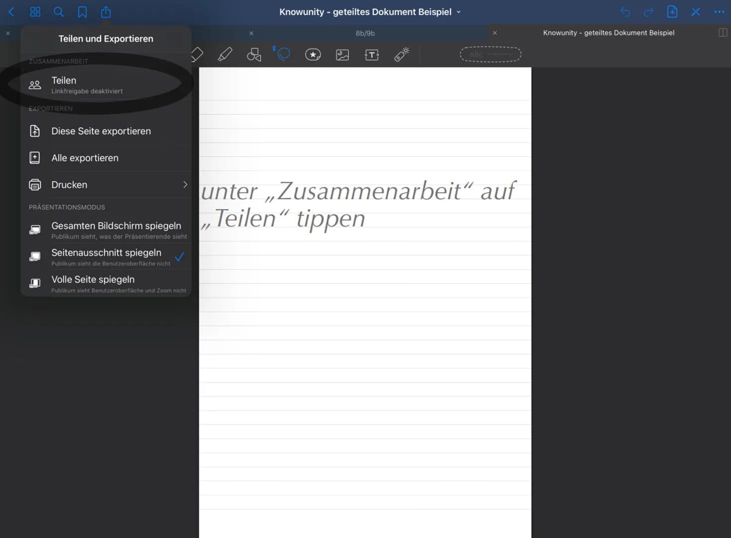 < Dokumente
♫
ย
Го
Notizbuch
Ordner
Bild
Dokumente scannen
Foto aufnehmen
Importieren
QuickNote
Tipp: Tippe doppelt auf +", um eine
QuickNot