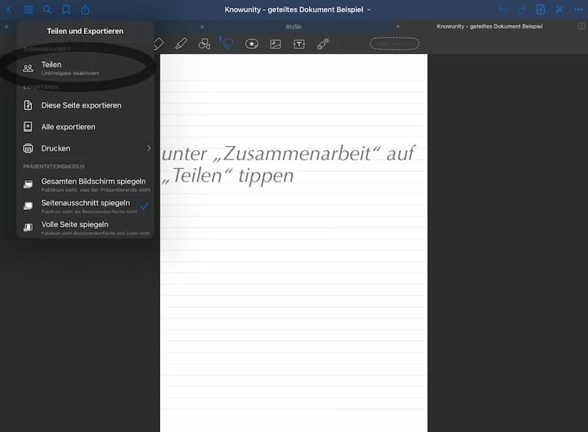 < Dokumente
♫
ย
Го
Notizbuch
Ordner
Bild
Dokumente scannen
Foto aufnehmen
Importieren
QuickNote
Tipp: Tippe doppelt auf +", um eine
QuickNot