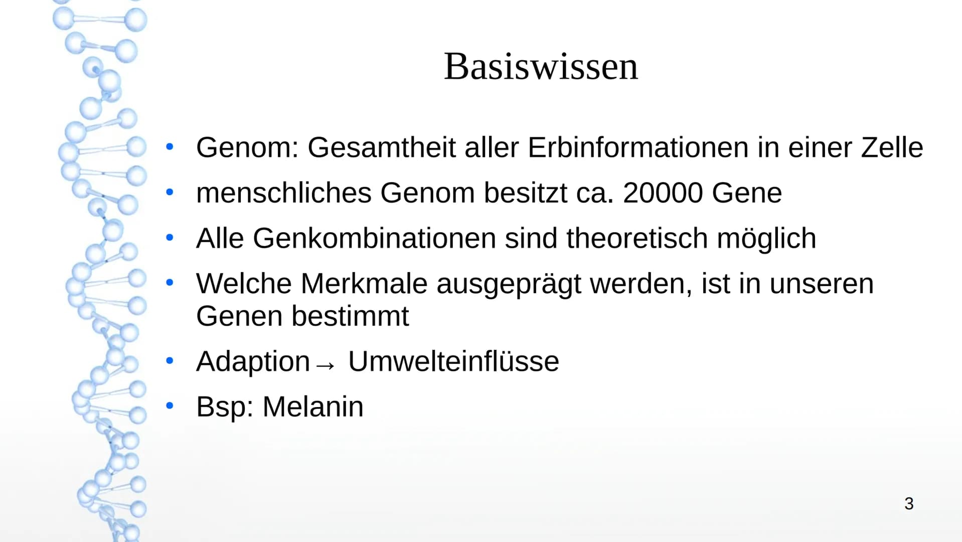 Epigenetik
Von:
Agsaya
1 ●
●
●
●
●
●
Basiswissen
Was ist Epigenetik?
Das Epigenom
Inhaltsverzeichnis
Epigenetischer Marker
Inaktivierung des