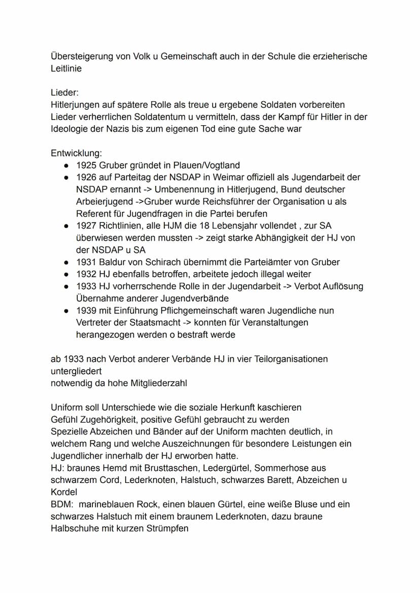 GFS Handout von Tam Doan Nguyen
HITLERJUGEND
14. OKTOBER 2020 / Frankenlandschule / WG 13-2 / GGK / Herr Winkler
IDEOLOGIE IM NATIONALSOZIAL