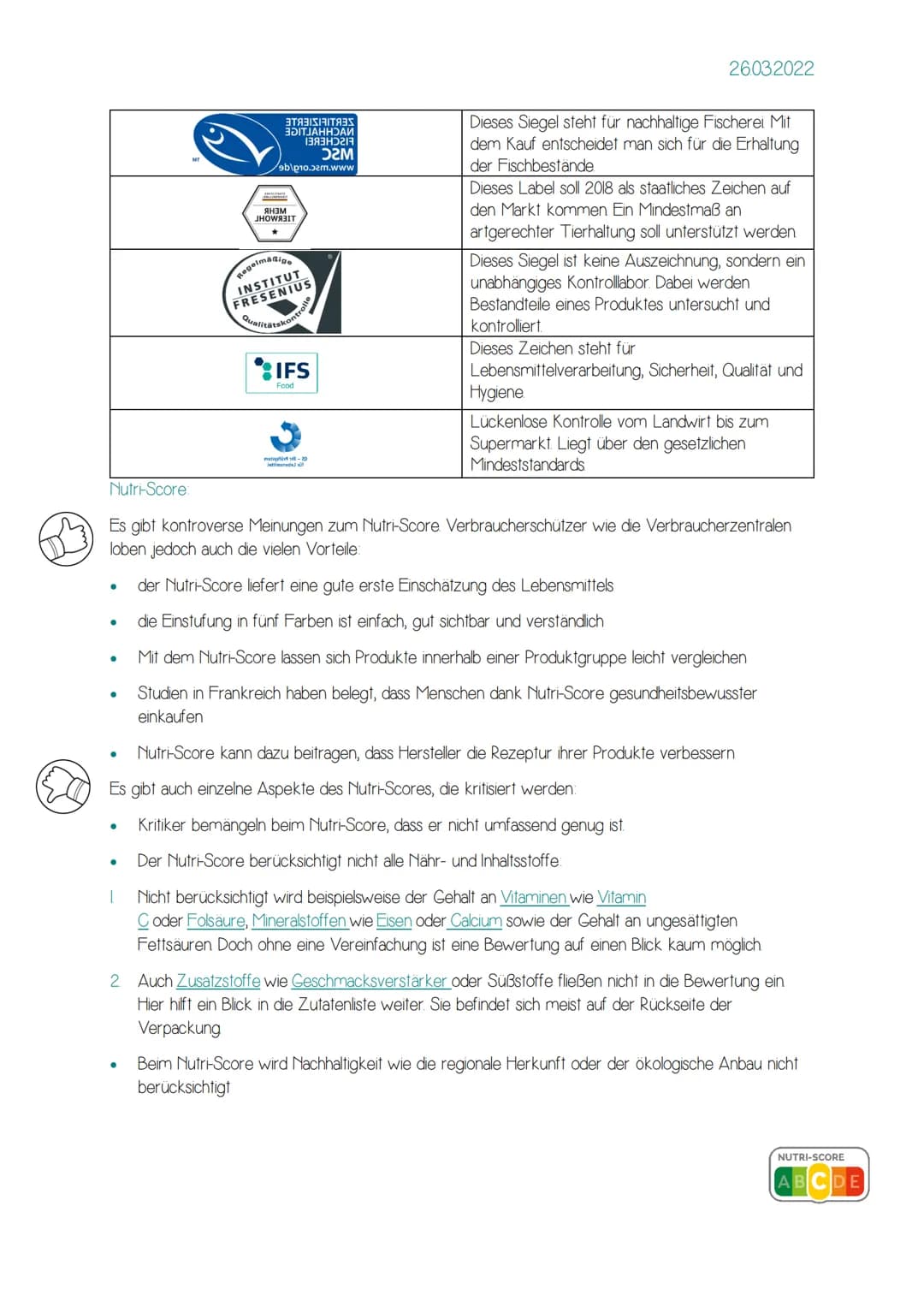 Siegel / Logos
Bedeutung der verschiedenen Siegel
Siegel/Logos
Bio
EG-Veendung
FAIRTRADE
W
Naturland
Bioland
demeter
ECOLAND
NEULAND
BLAUER
