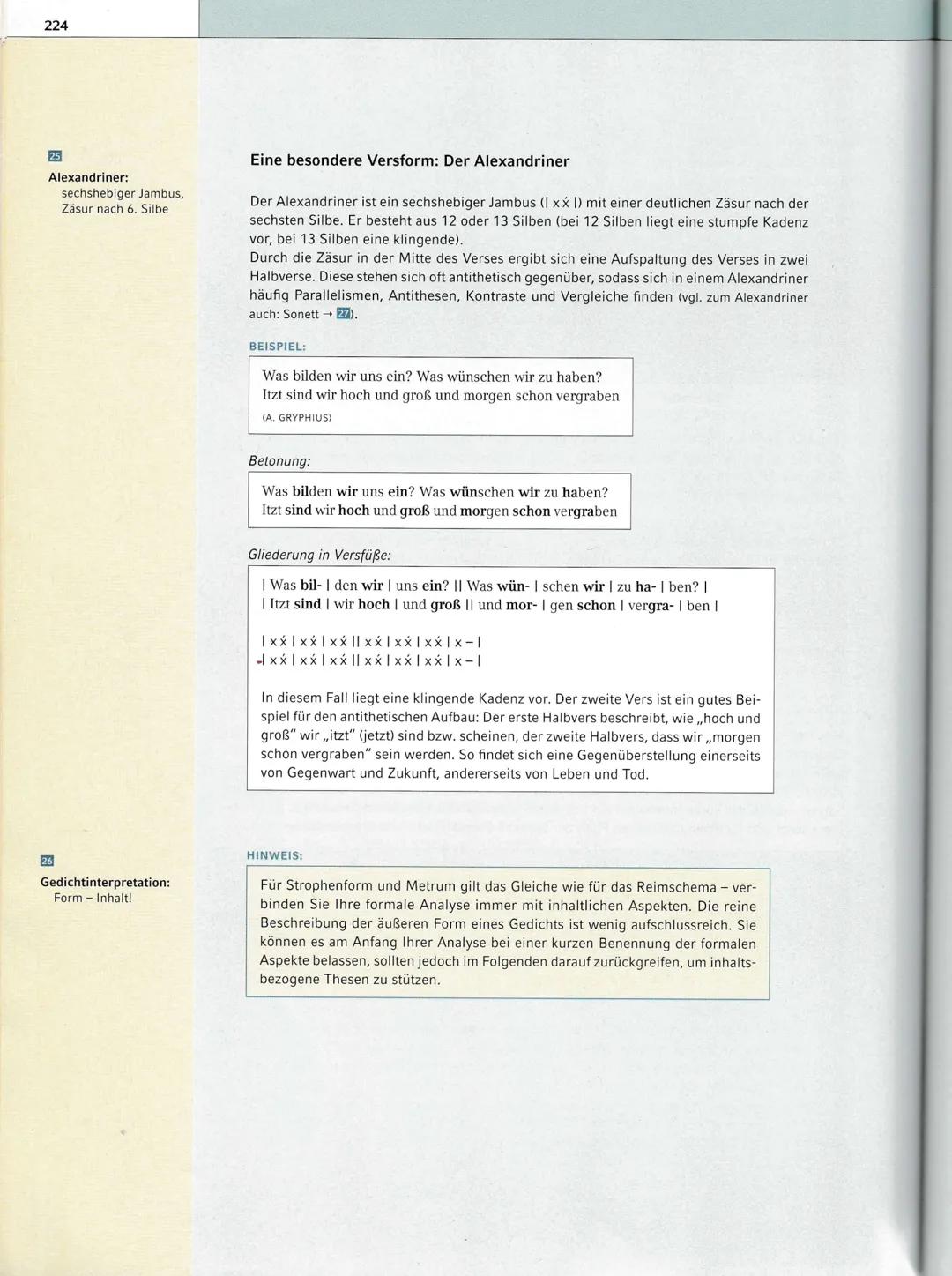 210
BASISWISSEN: Lyrik
1. Vom Gespräch mit dem Gedicht zur Interpretation
1. Textaufbereitung
(Lautes) Lesen (mehrfach)
▪ Beim Lesen wichtig