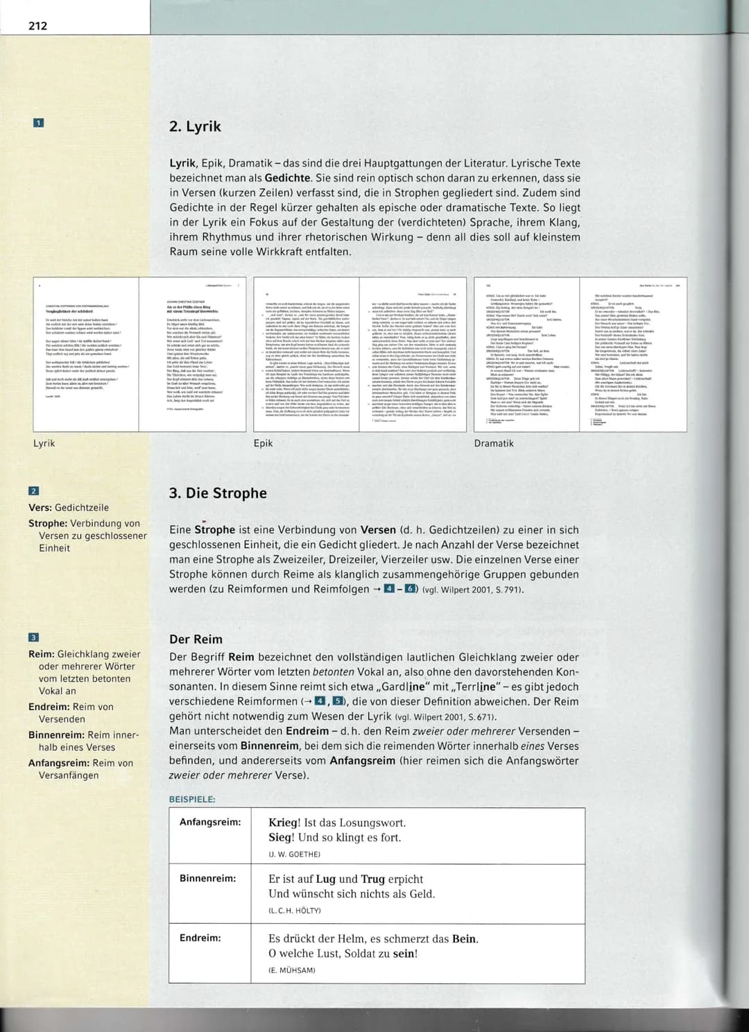 210
BASISWISSEN: Lyrik
1. Vom Gespräch mit dem Gedicht zur Interpretation
1. Textaufbereitung
(Lautes) Lesen (mehrfach)
▪ Beim Lesen wichtig