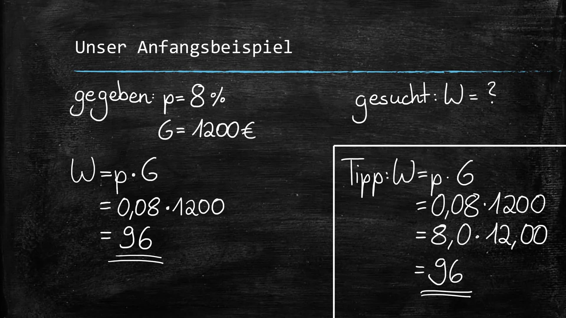 Prozentrechnung
Schreibweisen & Formeln Schreibweisen von Prozenten
...als Prozente
20%
...als Hundertstelbruch
20 1
==
|
100 5
...als Dezim