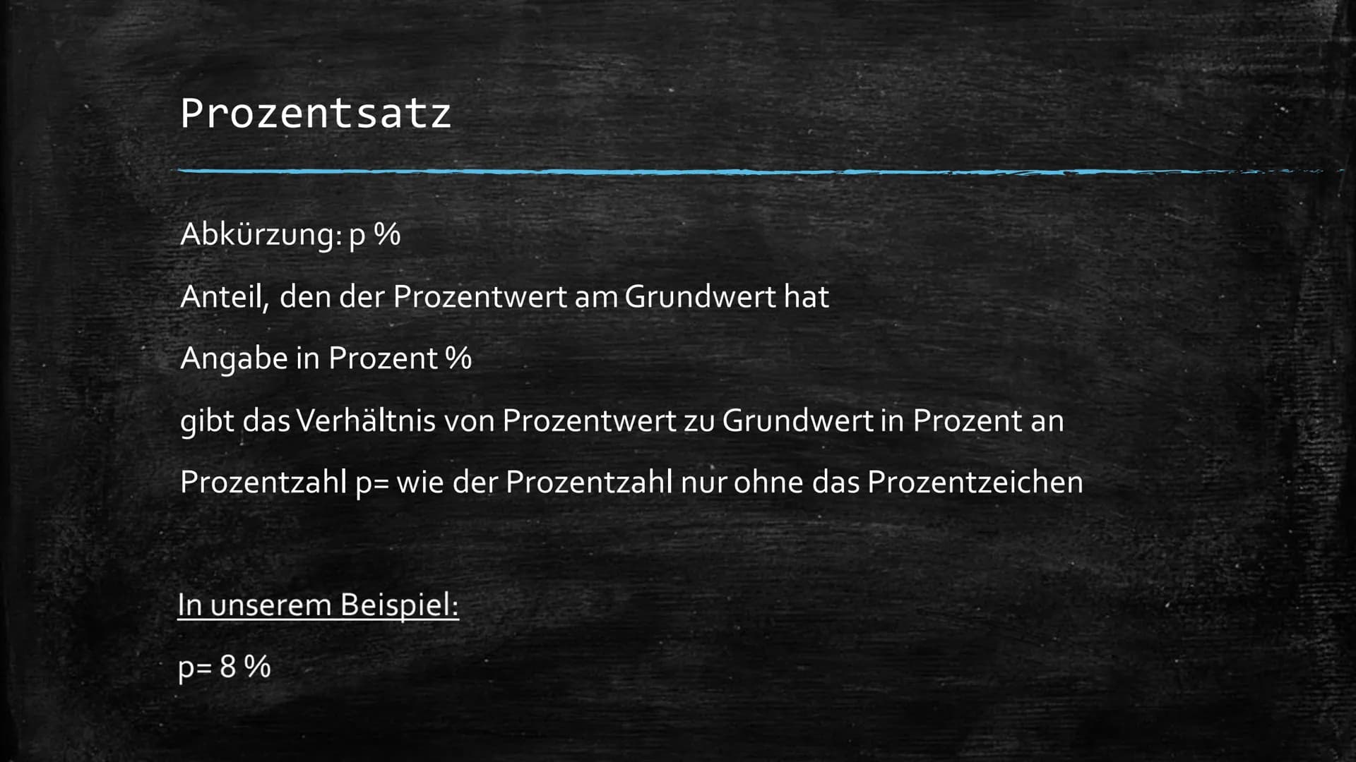 Prozentrechnung
Schreibweisen & Formeln Schreibweisen von Prozenten
...als Prozente
20%
...als Hundertstelbruch
20 1
==
|
100 5
...als Dezim