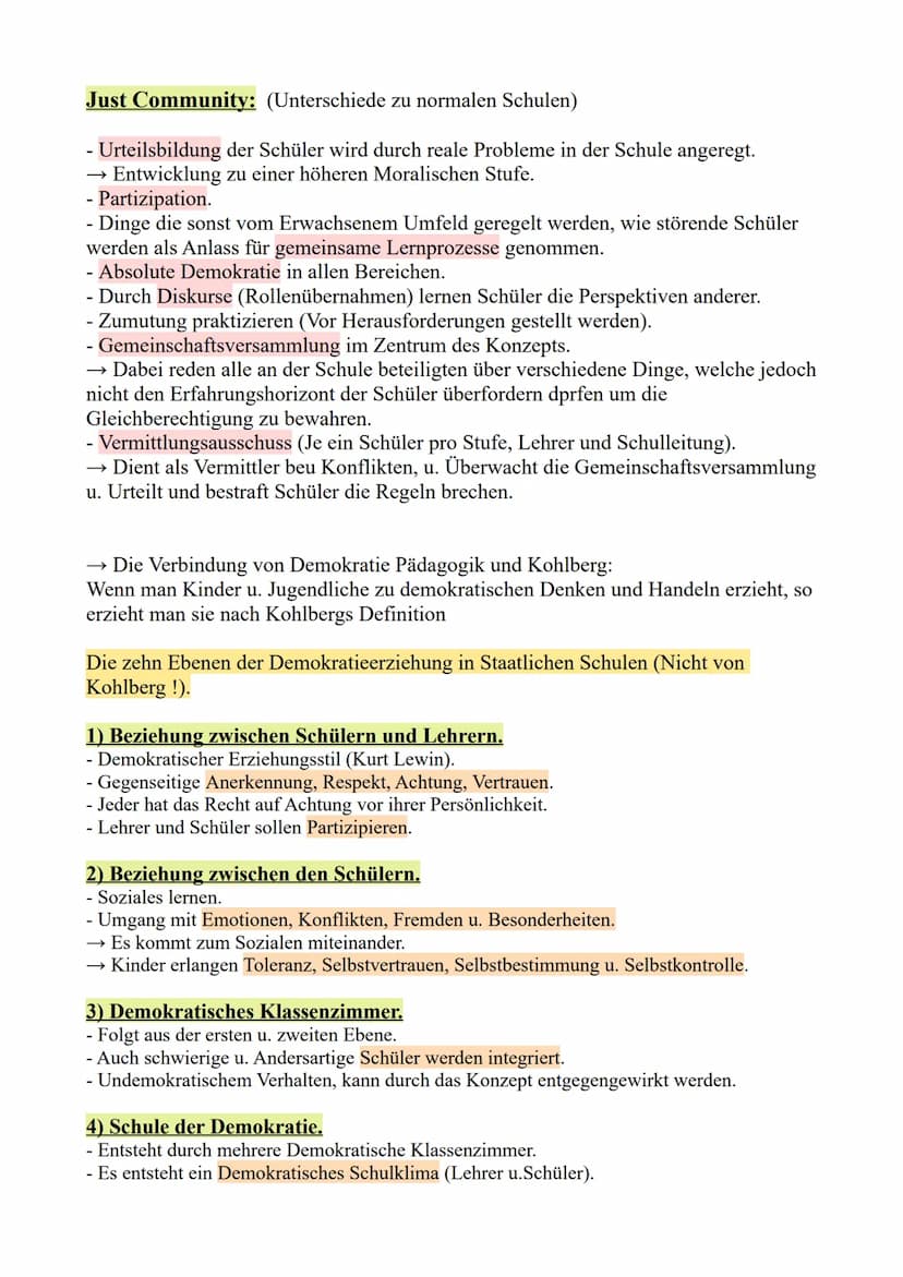 Lawrence Kohlberg, Moralentwicklung
Definition:
Kohlberg stellte ein Modell auf zur Entwicklung des Moralempfindens.
Es ist in sechs Stufen 