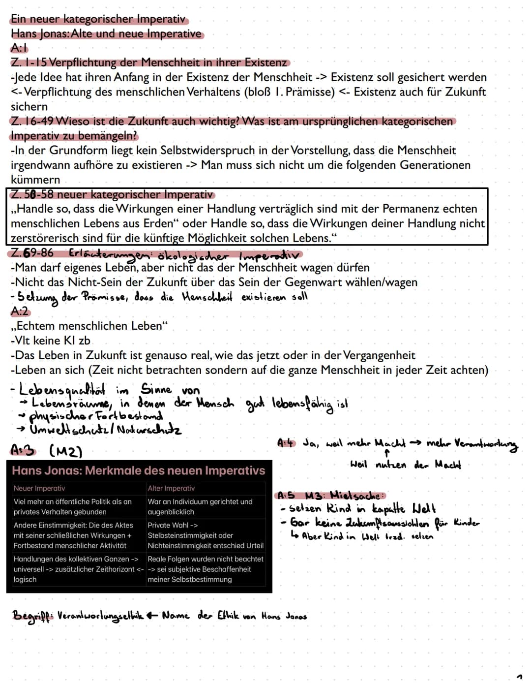 
<h2 id="dienotwendigkeiteinerneuenethik">Die Notwendigkeit einer neuen Ethik</h2>
<p>Hans Jonas hat die Merkmale der bisherigen Ethik besch