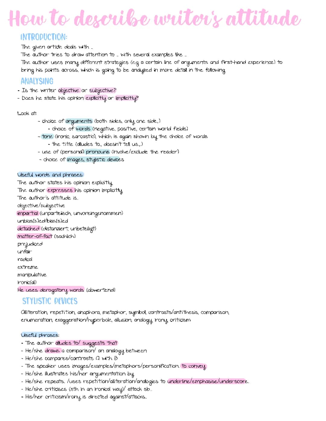 Awesome English Analysis Examples and Tips for School!
