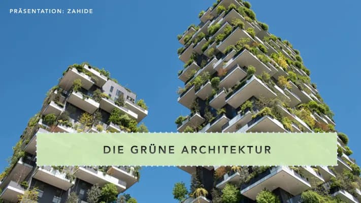 Know Die Grüne Architektur (Nachhaltige) thumbnail