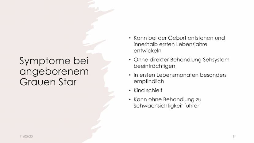 
<h2 id="ursachen">Ursachen</h2>
<p>Der Graue Star, auch bekannt als Katarakt, tritt in der Regel im Alter auf und resultiert in der Eintrüb