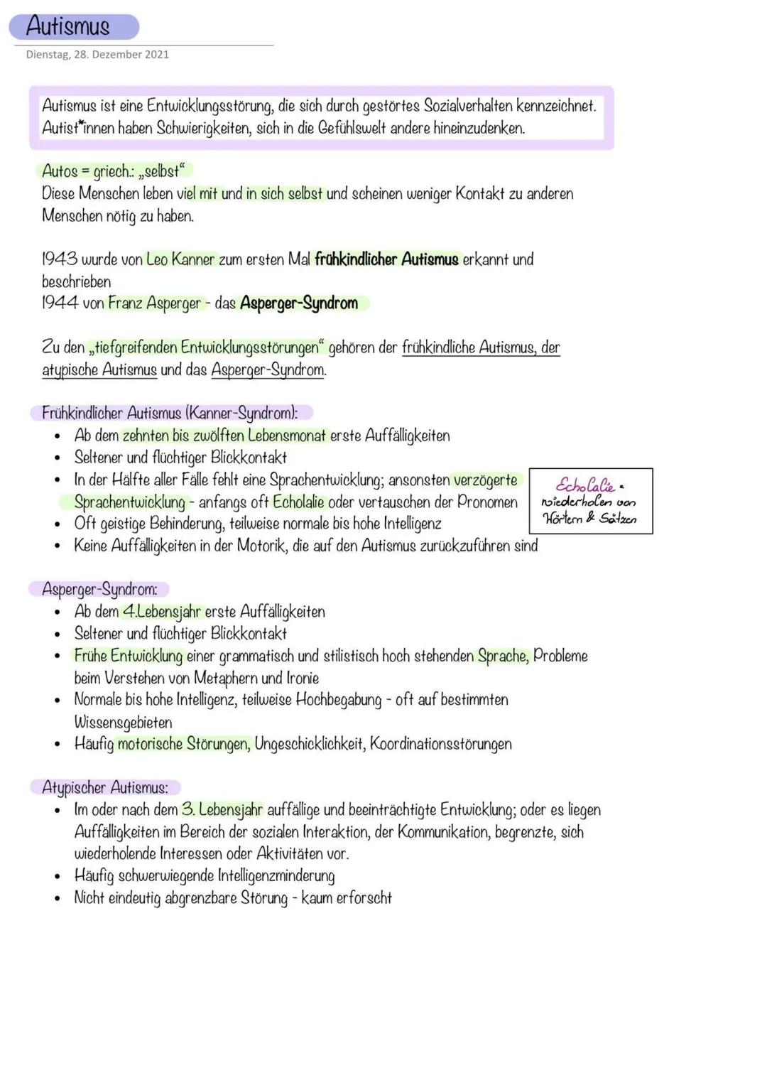 Quellen: Knowunity, Wikipedia
Savant-Syndrom
Dienstag, 28. Dezember 2021
Savant franz: wissend, gelehrt
Ein Savant ist eine Person, die meis