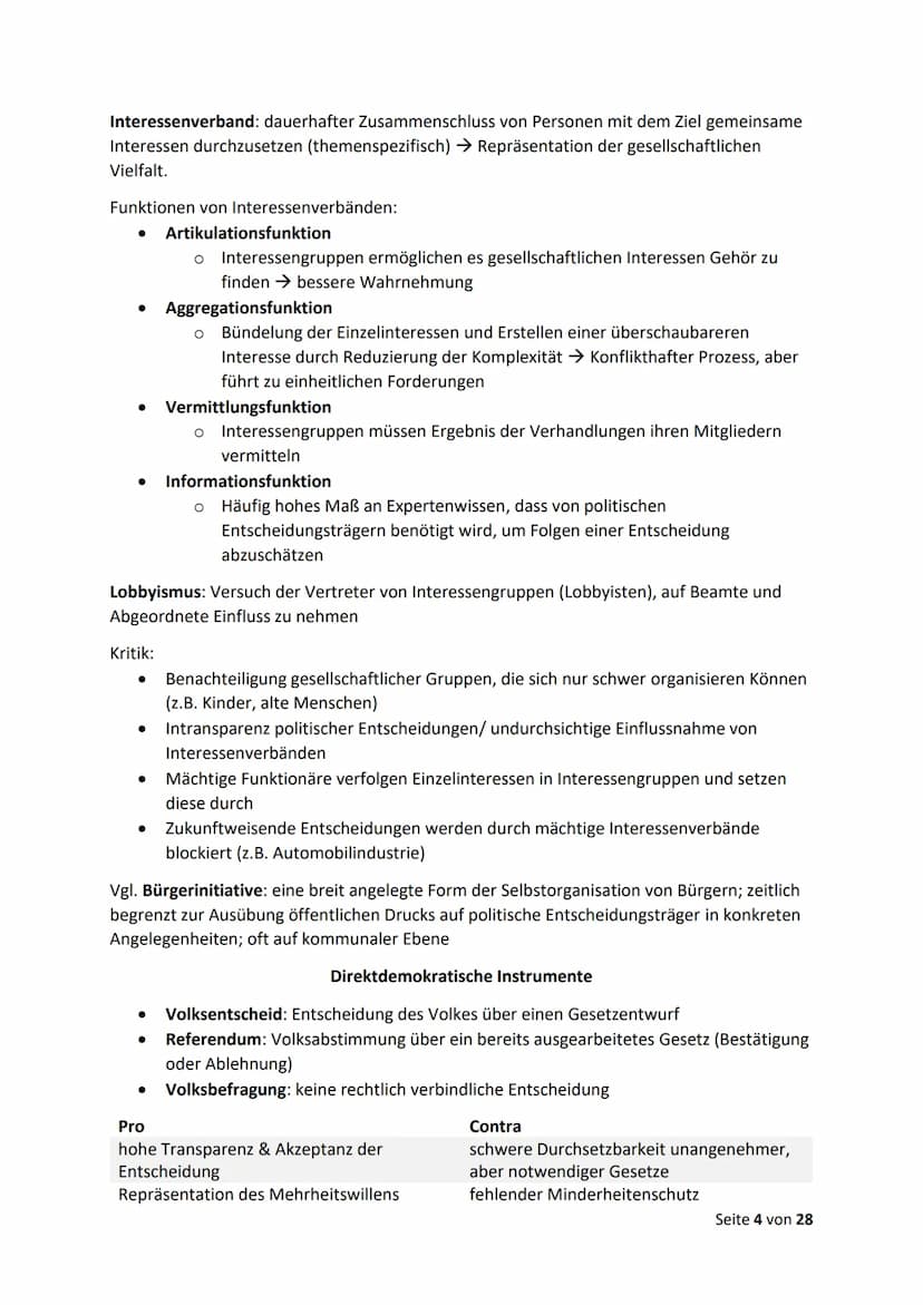 Politik-Wirtschaft Abitur 2022
12.1 Politische Partizipation zwischen Anspruch und Wirklichkeit
Funktionen politischer Partizipation
●
●
●
●
