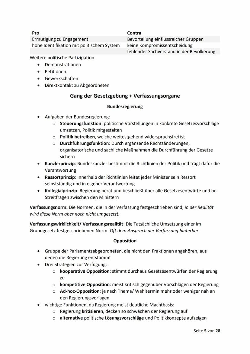 Politik-Wirtschaft Abitur 2022
12.1 Politische Partizipation zwischen Anspruch und Wirklichkeit
Funktionen politischer Partizipation
●
●
●
●